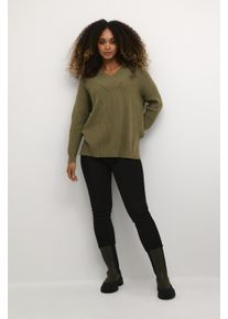 Culture Strickpullover Oversize fit olive