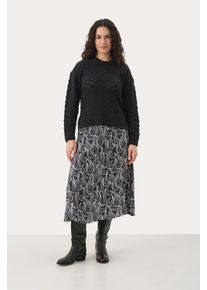 PART TWO Strickpullover Gerade Passform navy