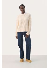 PART TWO Strickpullover Gerade Passform cream