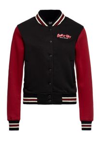 Queen Kerosin Damen College Jacke Built it up! schwarz