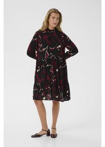 Kaffe Kleid KAlinda Loose fit bordo