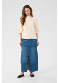 Kaffe Strickpullover KAmarina Loose fit beige
