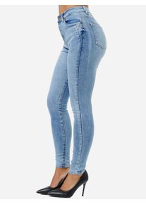 Tazzio Damen Skinny Fit High Waist Jeans
