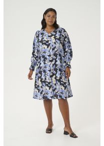 Kaffe Kleid A-shape black blue