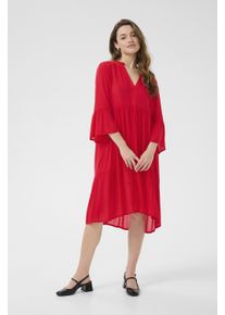 Kaffe Kleid KAmarianah A-shape red