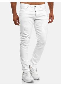 Tazzio Herren Jeans Slim Fit Destroyed Look 16525