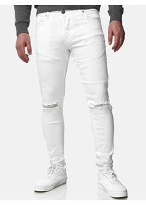 Tazzio Herren Jeans Skinny Fit im Destroyed Look