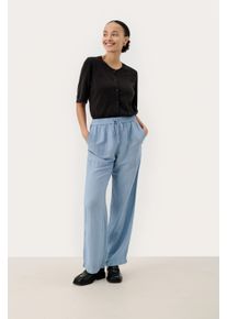 PART TWO Casual Hose Casual fit Faded Denim blue