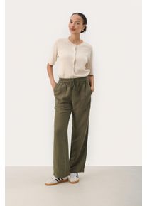 PART TWO Casual Hose Casual fit Kalamata green