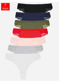 Tazzio Damen String 7er-Pack