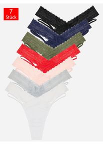 Tazzio Damen String 7er-Pack