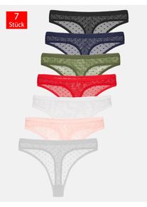 Tazzio Damen String 7er-Pack
