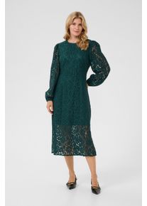 Cream Kleid Feminine dark green