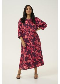 Kaffe Kleid Regular fit Red Tone Graphic Print multicolour
