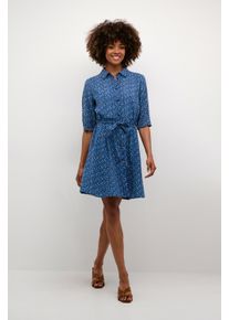 Cream Kleid Feminine blue multi