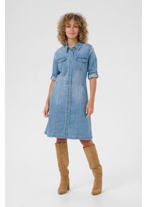 Cream Denimkleid Feminine blue
