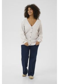 Kaffe Strickjacke Regular fit light grey