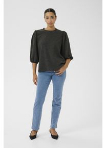Kaffe Langarm-Shirt Regular fit black