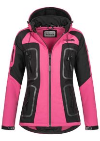 Arctic Seven Damen Softshell Jacke Rosa-Schwarz
