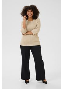 Kaffe Strickpullover Regular fit cream