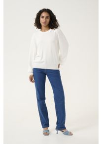 Kaffe Strickpullover Regular fit white