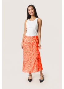 Soaked in Luxury Rock A-shape Tangerine Tango Leaf orange