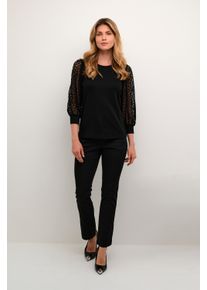 Kaffe Langarm-Shirt Regular fit black