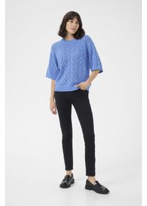 Kaffe Strickpullover Loose fit blue