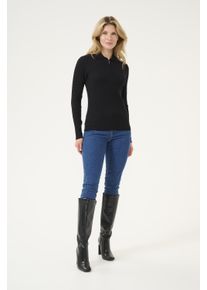 Kaffe Strickpullover Tight fit black