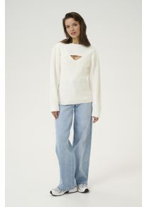 Kaffe Strickpullover Regular fit white