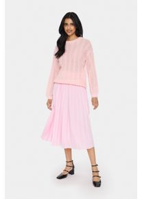 Saint Tropez Strickpullover Gerade Passform rose