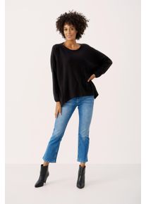 PART TWO Strickpullover Lockere Passform black