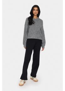 Saint Tropez Strickpullover Lockere Passform grey