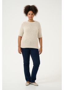 Kaffe Strickpullover Regular fit white