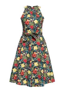 Queen Kerosin Damen Swing Kleid schwarz