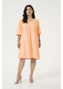 Kaffe Kleid A-shape orange