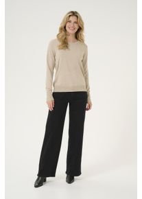 Kaffe Strickpullover Regular fit cream