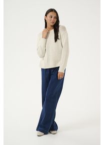 Kaffe Strickpullover Regular fit white