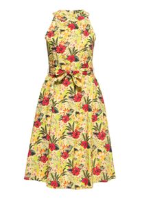 Queen Kerosin Damen Swing Kleid gelb