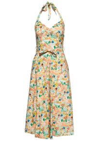 Queen Kerosin Damen Neckholder Pencil Kleid Mehrfarbig