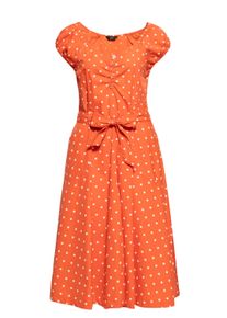 Queen Kerosin Damen Swing Kleid orange