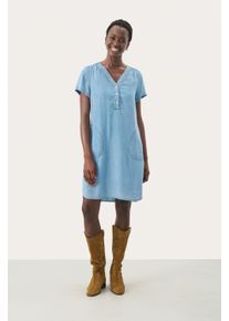 PART TWO Kleid Feminine Form blue