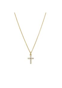 Lyomi Anh&auml;nger mit Kette 585/- Gelbgold 11 synth. Diam. 0,14ct.