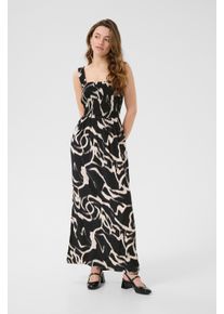 Kaffe Kleid KAmartha Regular fit black offwhite