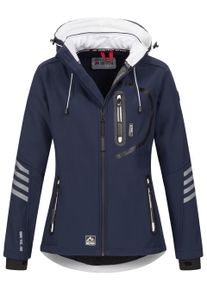 Arctic Seven Damen Softshelljacke Navy-Weiss