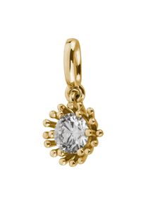 Lyomi Anh&auml;nger 585/- Gelbgold 1 synth. Diam. 0,25ct.