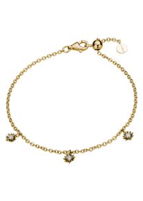 Lyomi Armband 585/- Gelbgold 3 synth. Diam. 0,12ct.
