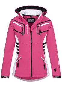 Arctic Seven Damen Softshell Jacken Rosa-Weiss