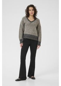 Kaffe Strickpullover KAmelinda Loose fit grey