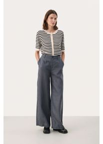 PART TWO Casual Hose Classic fit Turbulence grey
